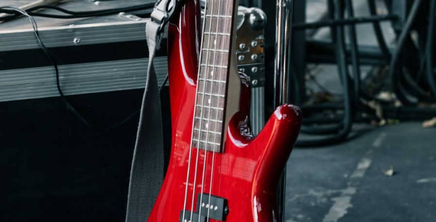 5-string bass tuned to drop c