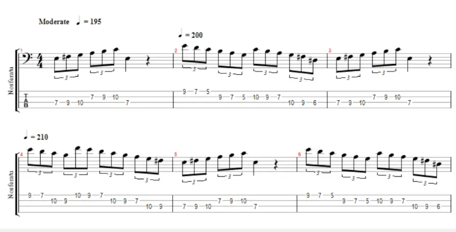 Nosferatu bass notation