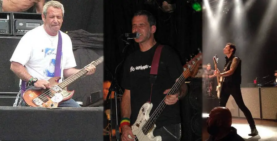 punk bass players karl alvarez mike dirnt and mike watt