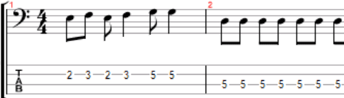 joy division transmission bass tab example