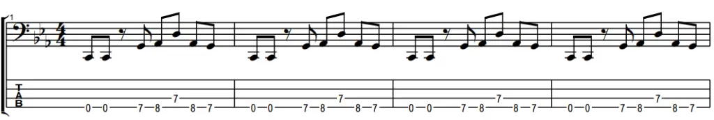 bass notes and tablature for animal i have become by three days grace