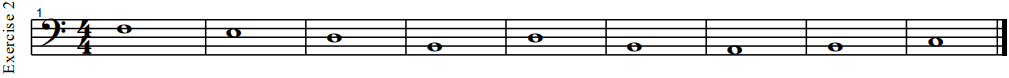 sight reading exercise number two